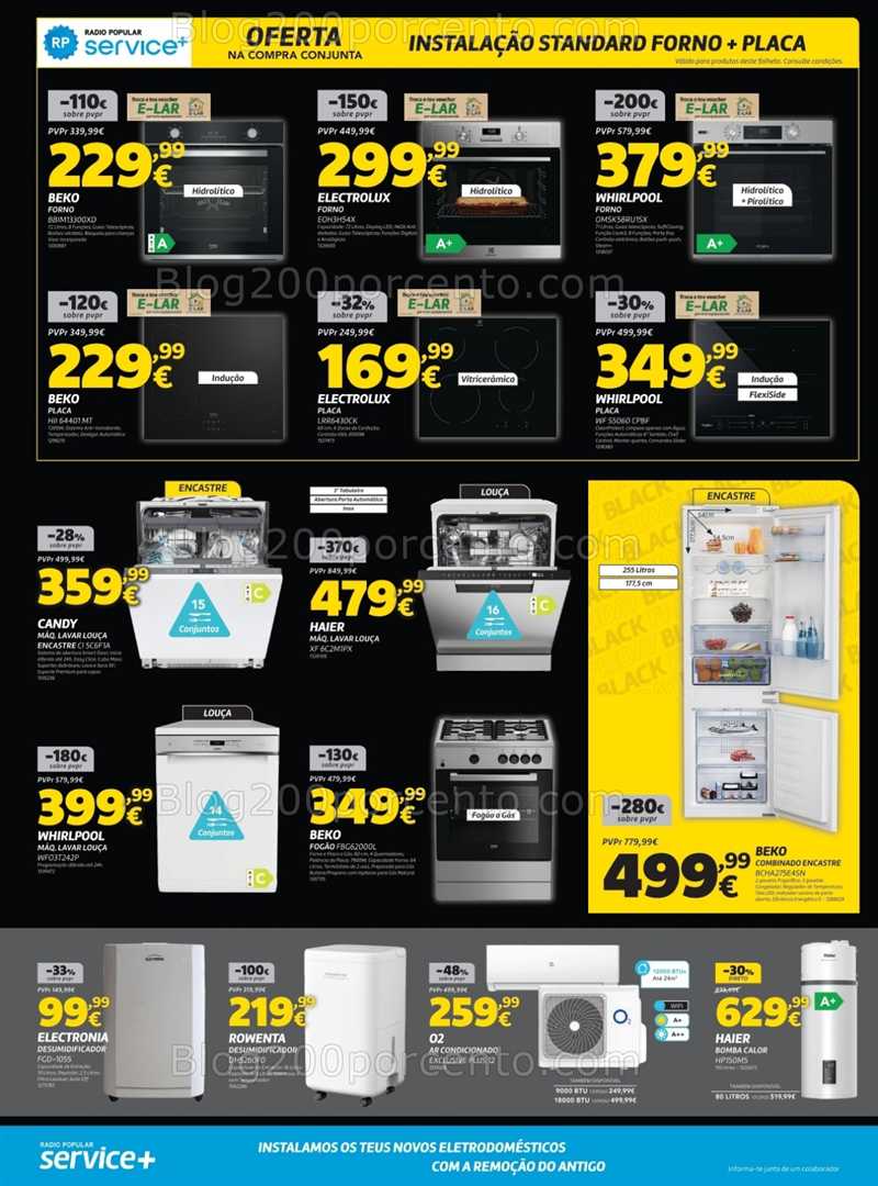 Antevisão Folheto RADIO POPULAR Black Friday Promoções de 11 a 17 novembro