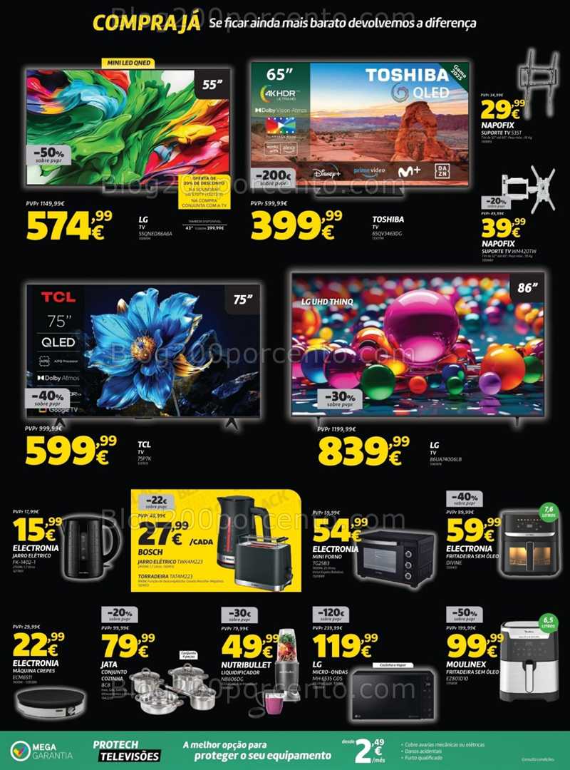 Antevisão Folheto RADIO POPULAR Black Friday Promoções de 11 a 17 novembro