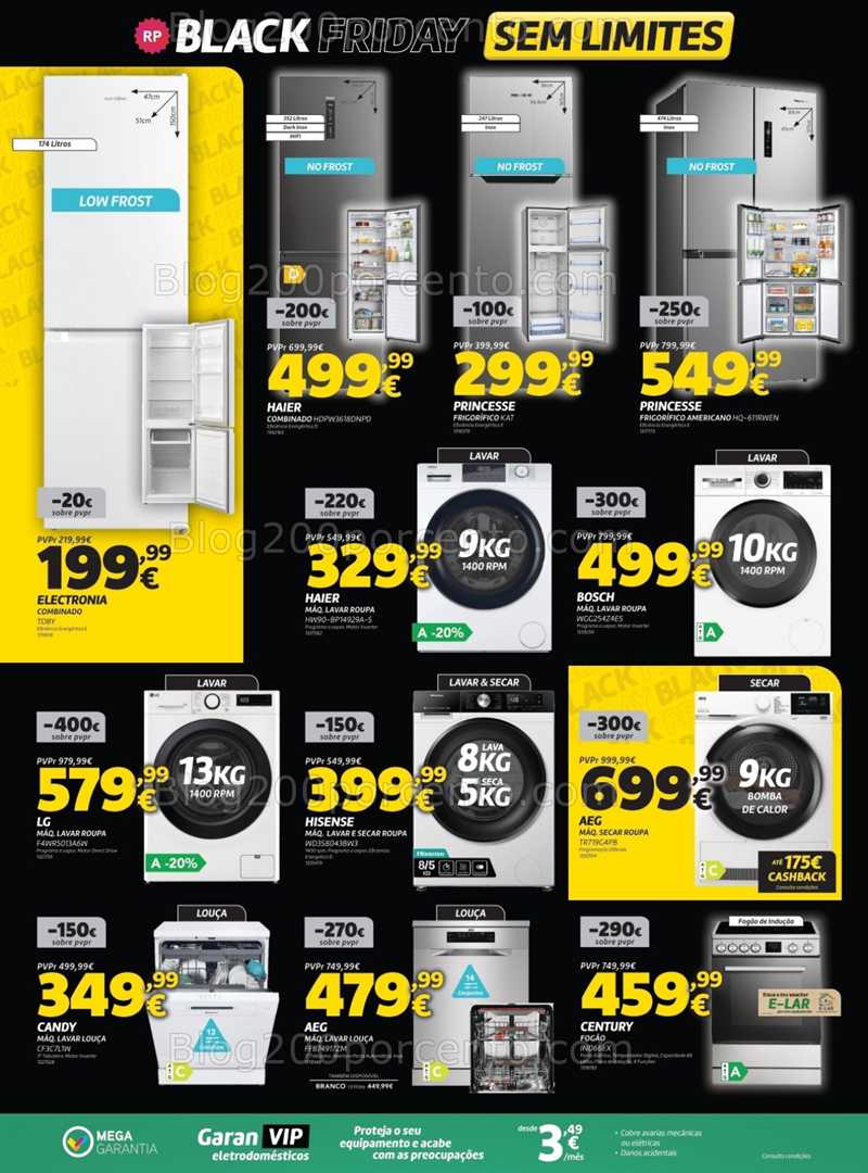 Antevisão Folheto RADIO POPULAR Black Friday Promoções de 4 a 10 novembro