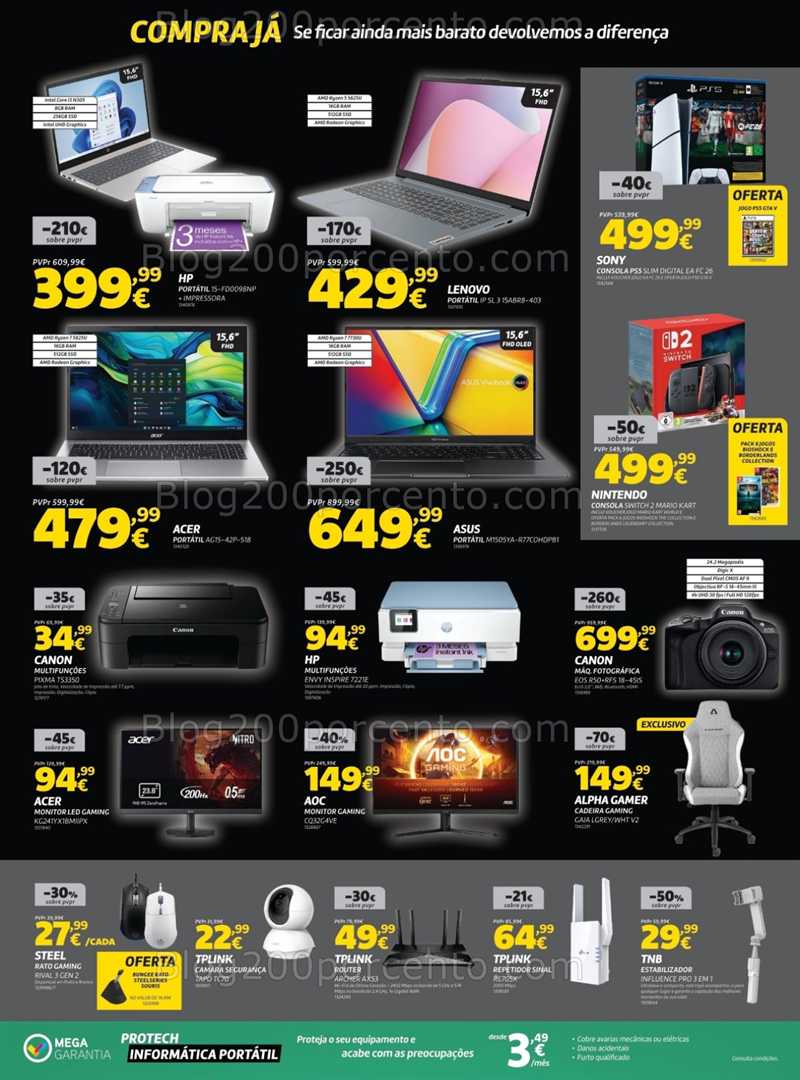 Antevisão Folheto RADIO POPULAR Black Friday Promoções de 4 a 10 novembro