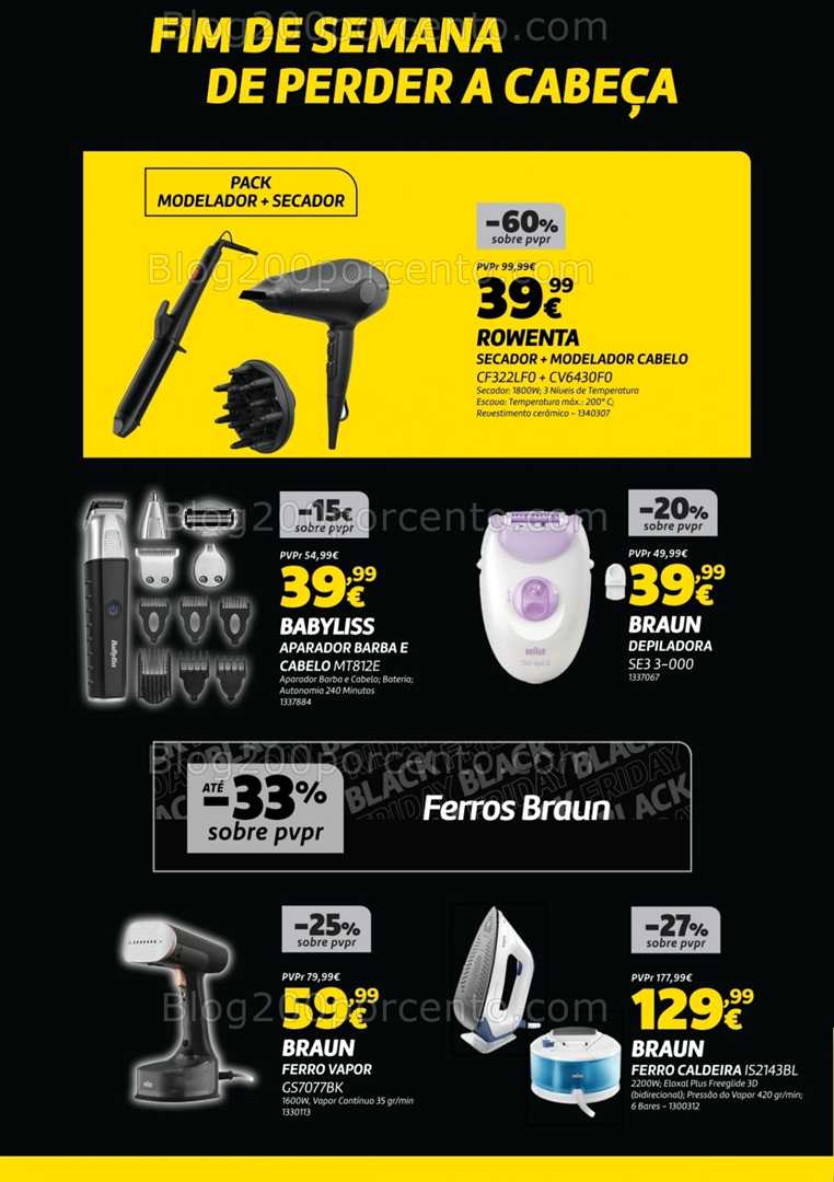 Antevisão Folheto RADIO POPULAR Black Friday Promoções de 8 a 10 novembro