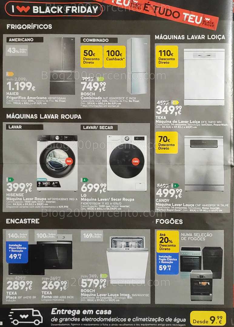 Antevisão Folheto WORTEN Black Friday Promoções de 11 a 17 novembro