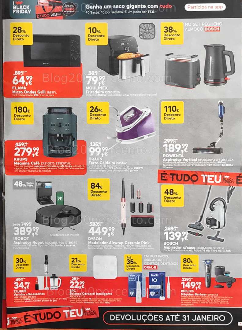 Antevisão Folheto WORTEN Black Friday Promoções de 4 a 10 novembro