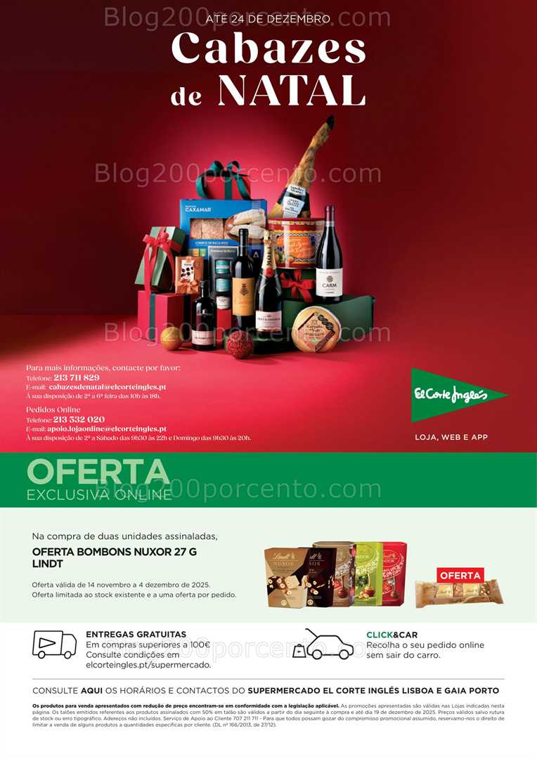 Antevisão Folheto EL CORTE INGLÉS Promoções de 14 novembro a 4 dezembro