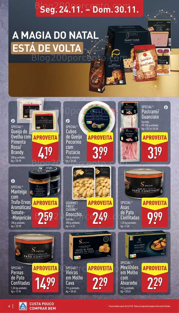 Antevisão Folheto ALDI Promoções de 24 a 30 novembro