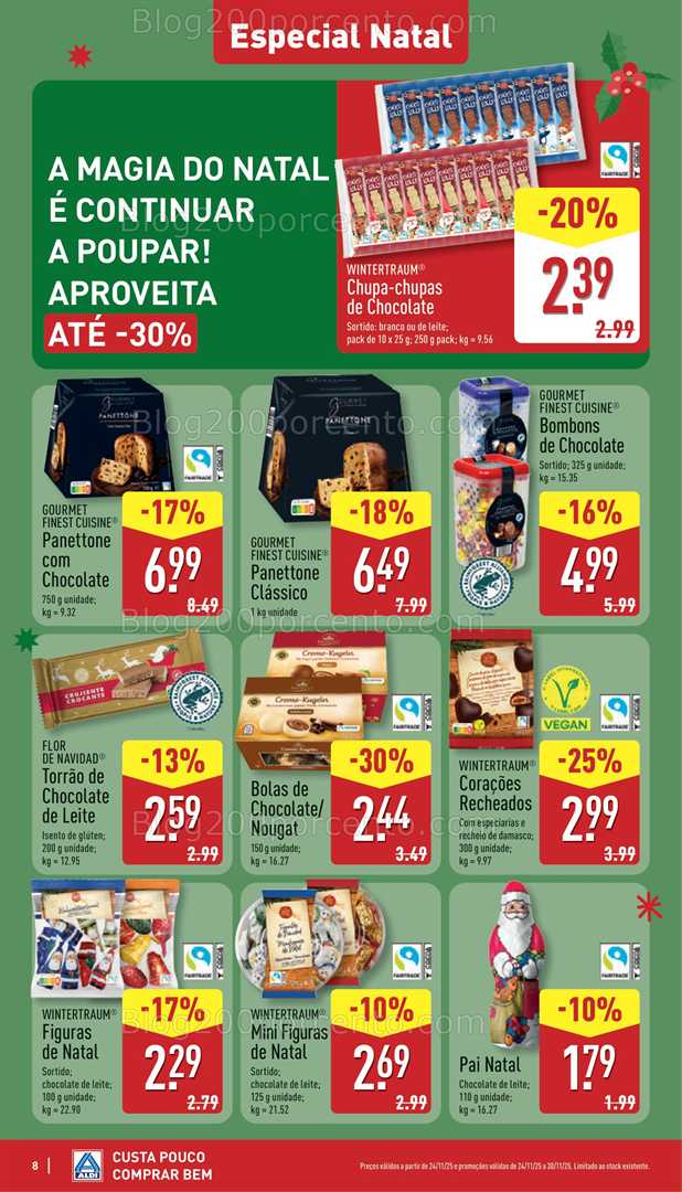 Antevisão Folheto ALDI Promoções de 24 a 30 novembro