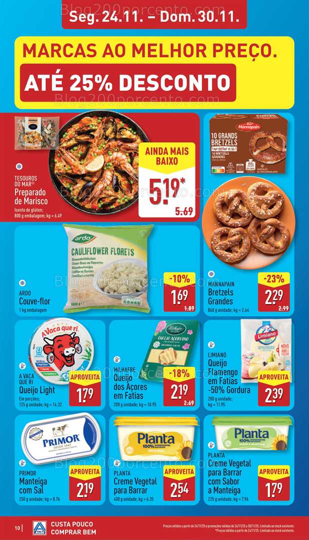 Antevisão Folheto ALDI Promoções de 24 a 30 novembro