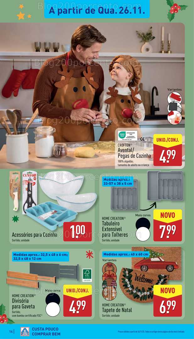 Antevisão Folheto ALDI Promoções de 24 a 30 novembro
