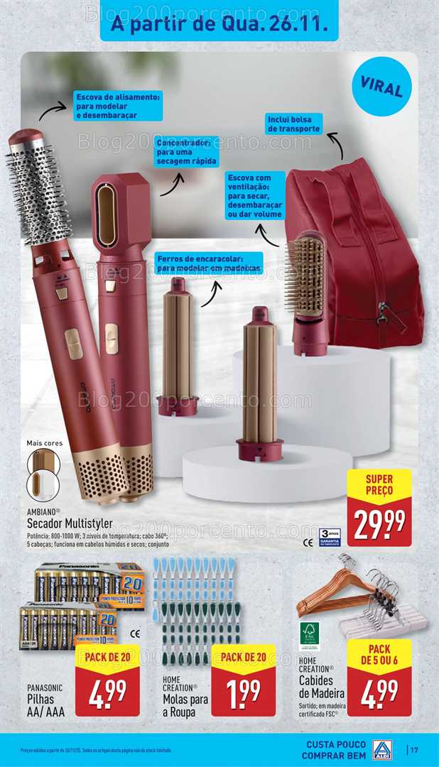 Antevisão Folheto ALDI Promoções de 24 a 30 novembro