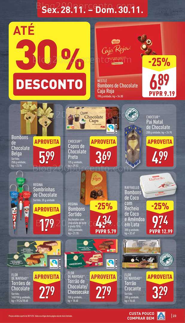 Antevisão Folheto ALDI Promoções de 24 a 30 novembro