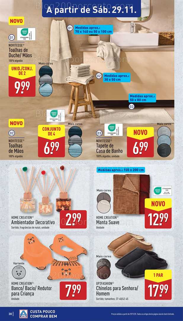 Antevisão Folheto ALDI Promoções de 24 a 30 novembro