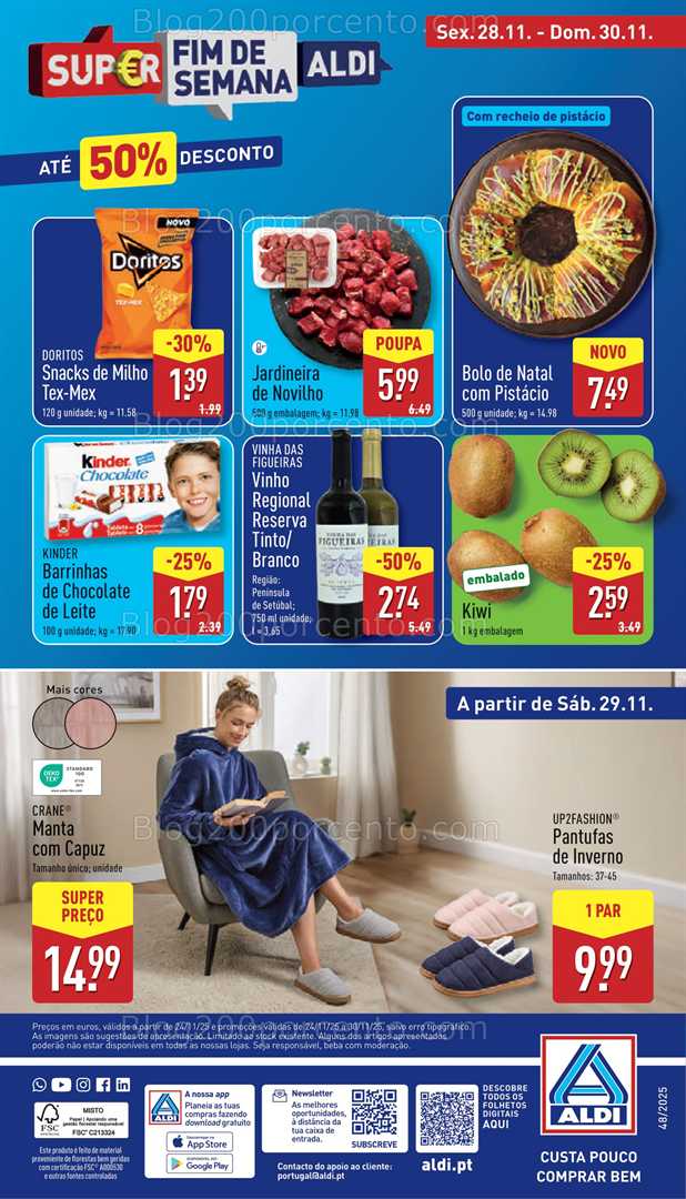 Antevisão Folheto ALDI Promoções de 24 a 30 novembro