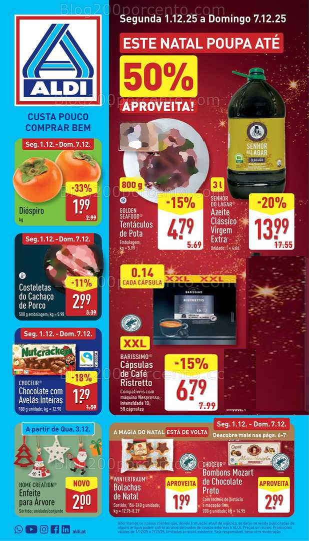 Antevisão Folheto ALDI Promoções de 1 a 7 dezembro