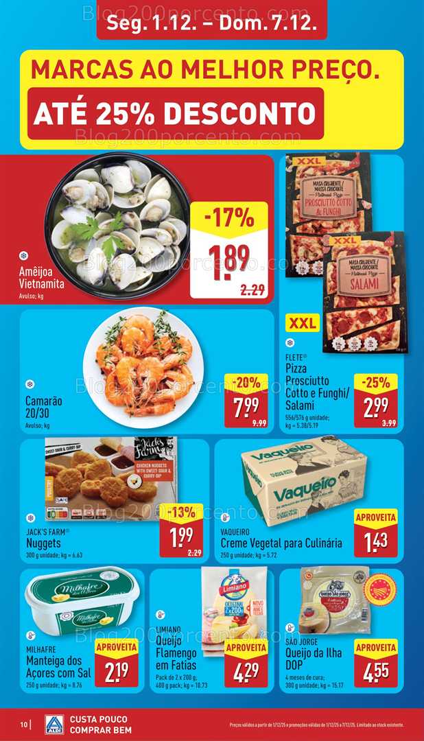 Antevisão Folheto ALDI Promoções de 1 a 7 dezembro