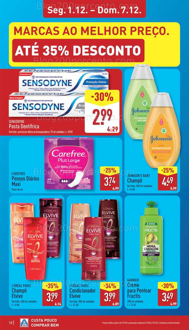 Antevisão Folheto ALDI Promoções de 1 a 7 dezembro