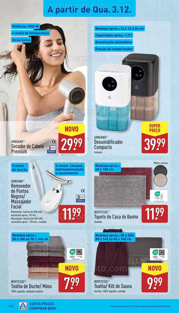 Antevisão Folheto ALDI Promoções de 1 a 7 dezembro