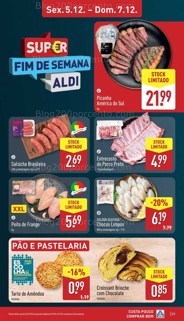 Antevisão Folheto ALDI Promoções de 1 a 7 dezembro