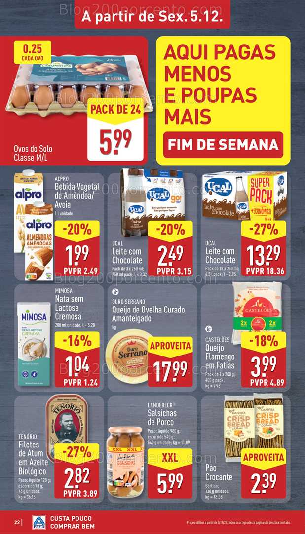 Antevisão Folheto ALDI Promoções de 1 a 7 dezembro