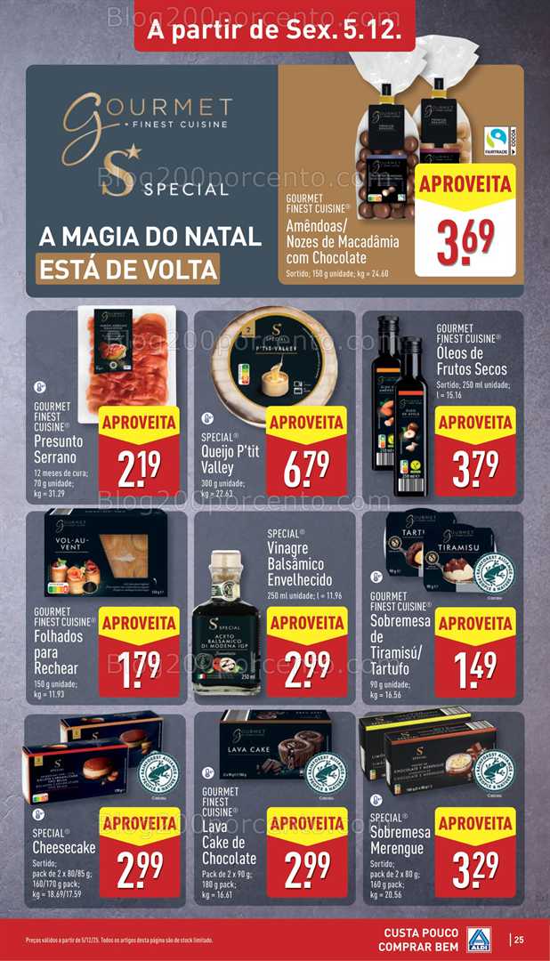 Antevisão Folheto ALDI Promoções de 1 a 7 dezembro