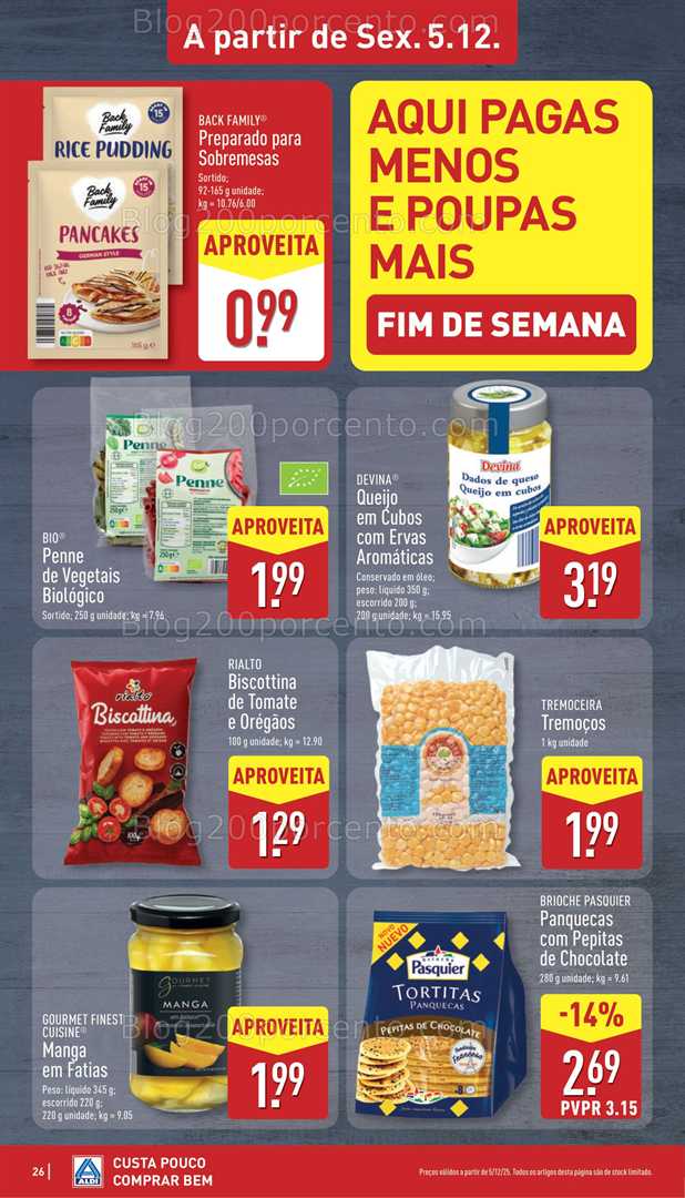 Antevisão Folheto ALDI Promoções de 1 a 7 dezembro