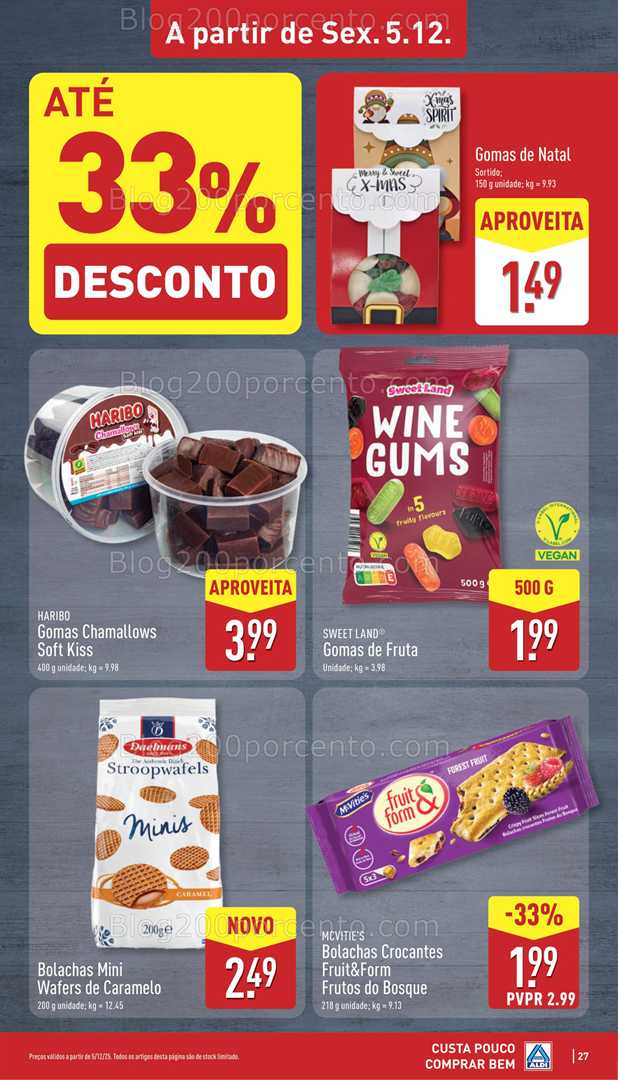 Antevisão Folheto ALDI Promoções de 1 a 7 dezembro