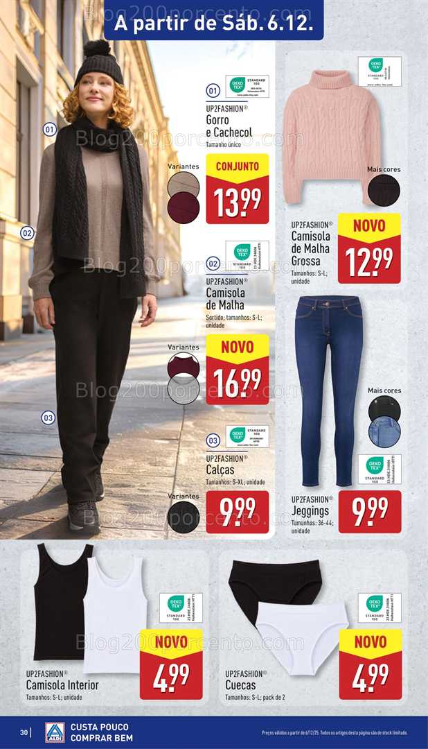 Antevisão Folheto ALDI Bazar Promoções de 6 a 7 dezembro