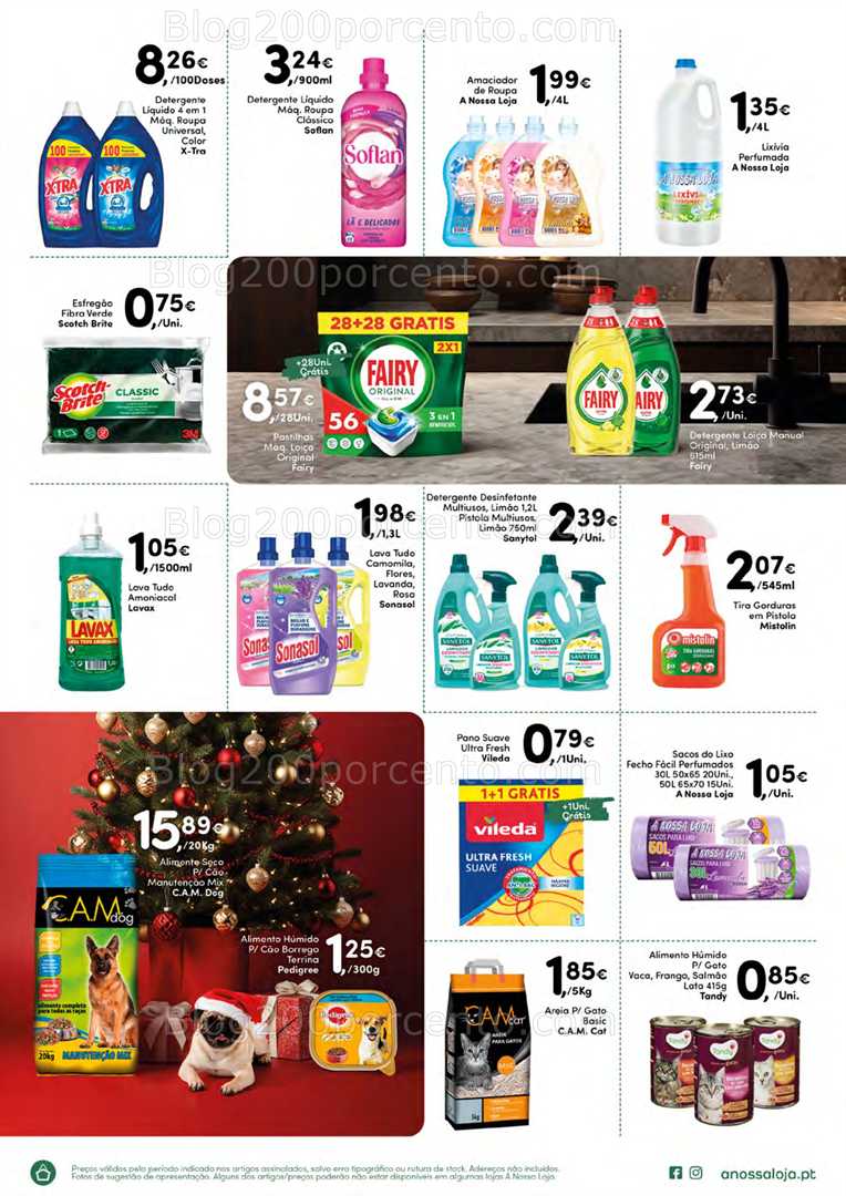 Antevisão Folheto A NOSSA LOJA Promoções de 22 novembro a 5 dezembro