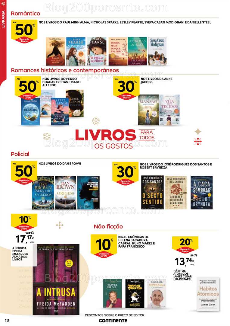 Antevisão Folheto CONTINENTE Açores Natal Promoções de 18 novembro a 24 dezembro