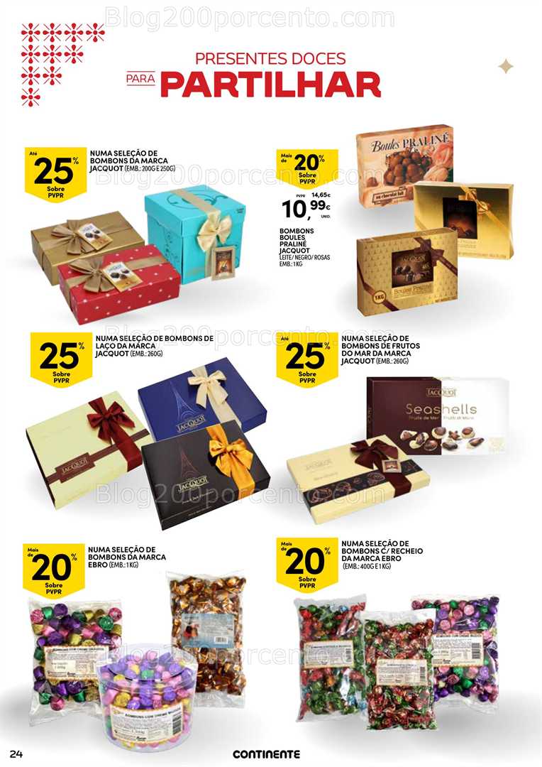 Antevisão Folheto CONTINENTE Açores Natal Promoções de 18 novembro a 24 dezembro