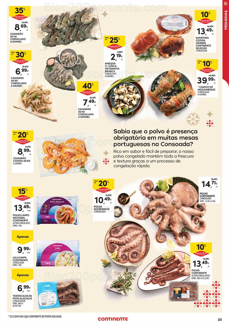 Antevisão Folheto CONTINENTE Promoções de 27 novembro a 10 dezembro