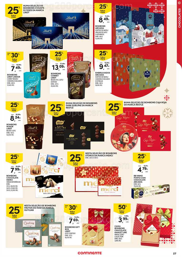 Antevisão Folheto CONTINENTE Promoções de 27 novembro a 10 dezembro