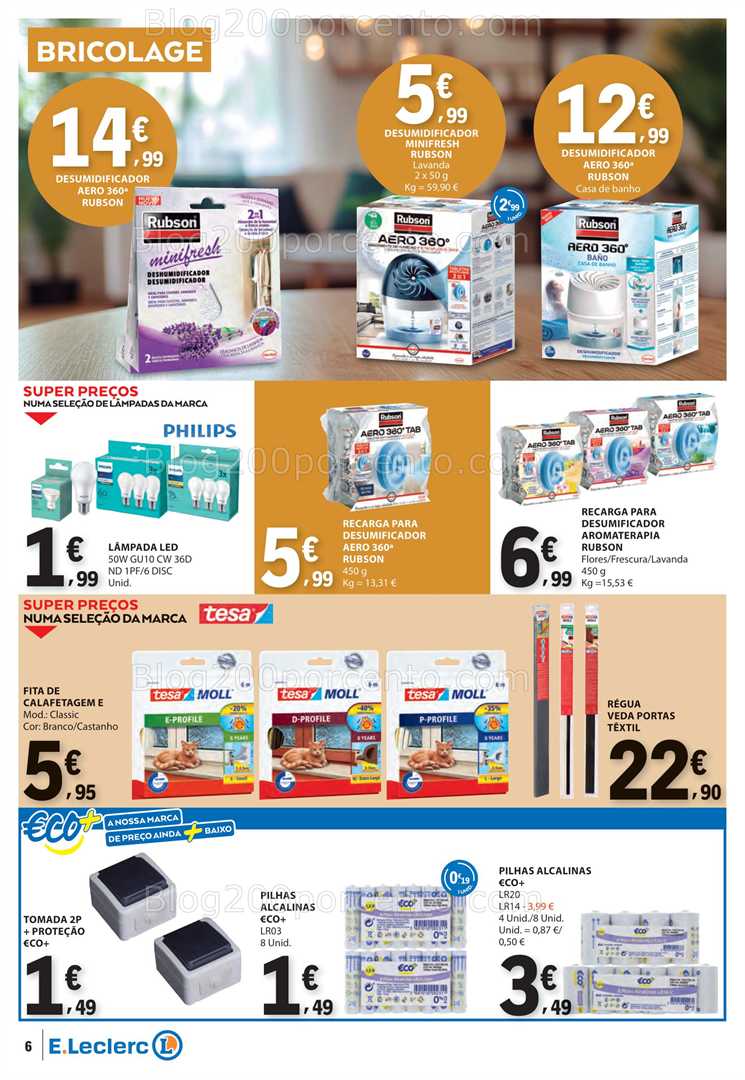 Antevisão Folheto E-LECLERC Bazar Promoções de 20 novembro a 3 dezembro