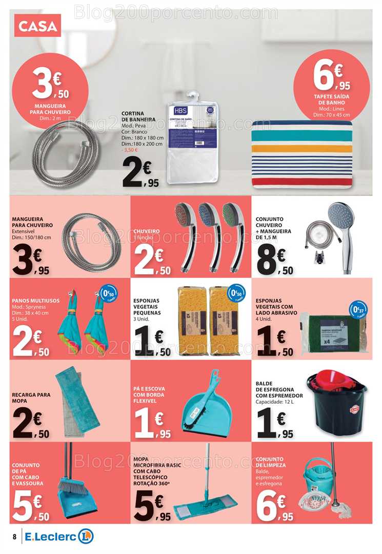 Antevisão Folheto E-LECLERC Bazar Promoções de 20 novembro a 3 dezembro