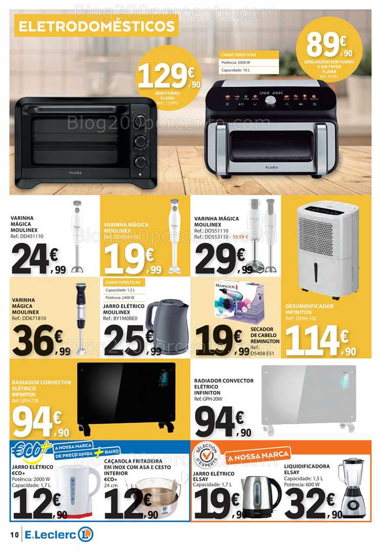 Antevisão Folheto E-LECLERC Bazar Promoções de 20 novembro a 3 dezembro