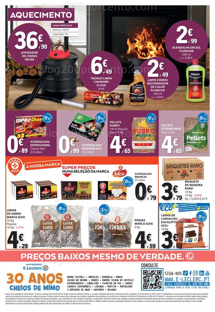 Antevisão Folheto E-LECLERC Bazar Promoções de 20 novembro a 3 dezembro