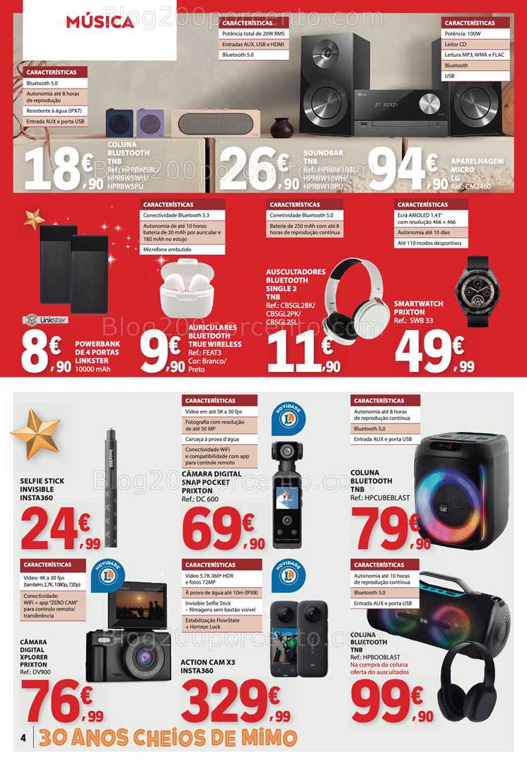 Antevisão Folheto E-LECLERC Bazar Natal Promoções de 25 novembro a 24 dezembro