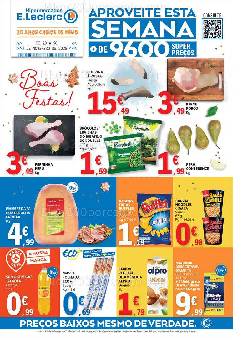 Antevisão Folheto E-LECLERC Promoções de 20 a 26 novembro