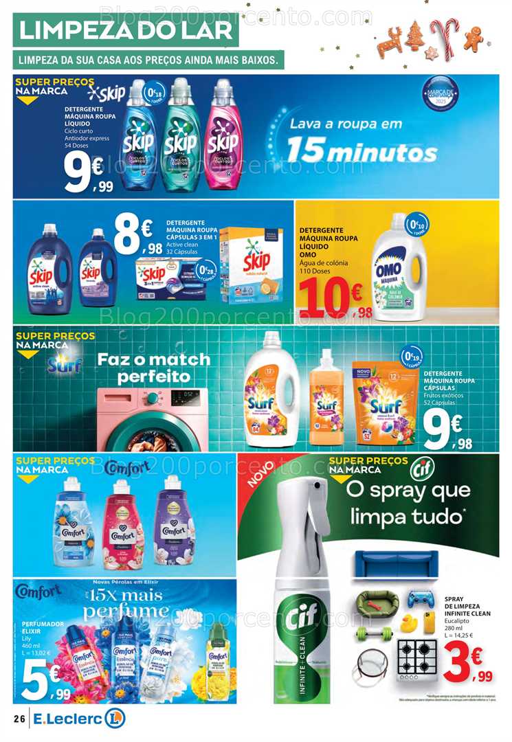 Antevisão Folheto E-LECLERC Promoções de 20 a 26 novembro
