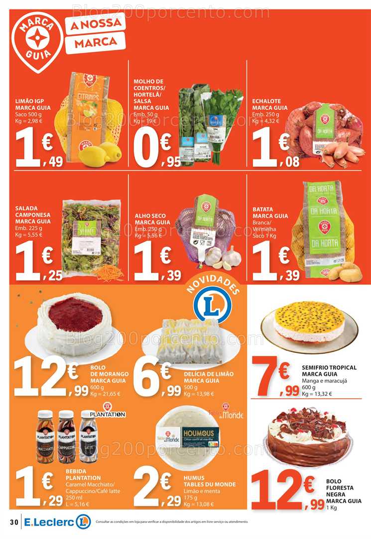 Antevisão Folheto E-LECLERC Promoções de 20 a 26 novembro
