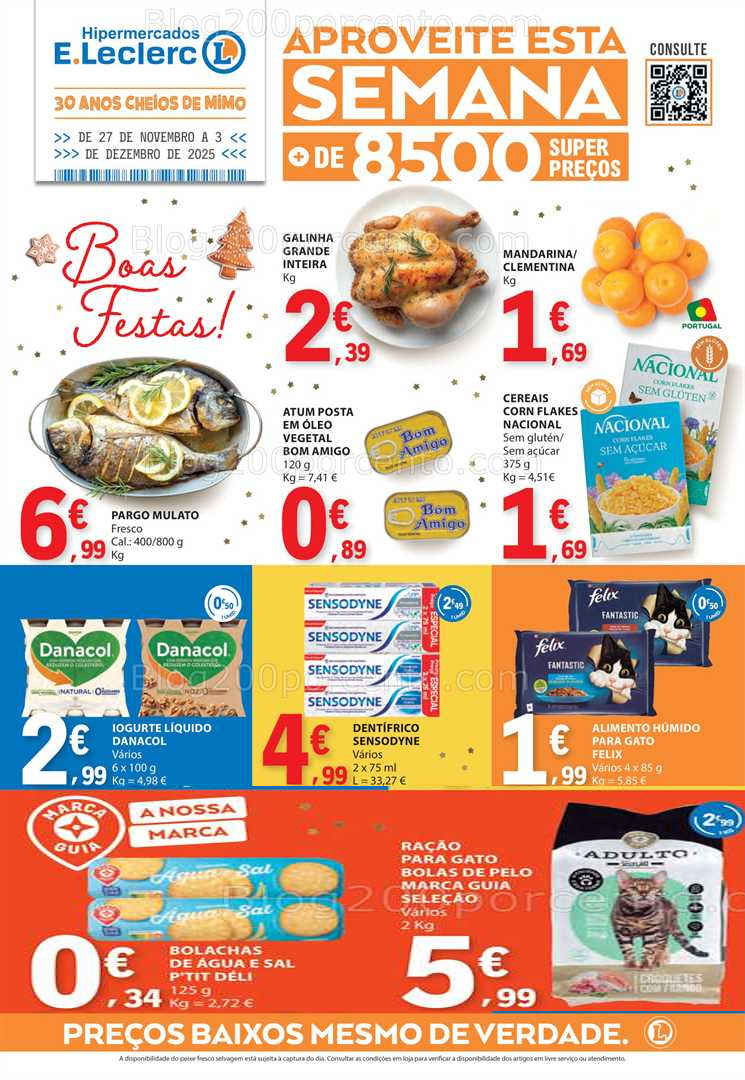 Antevisão Folheto E-LECLERC Promoções de 27 novembro a 3 dezembro