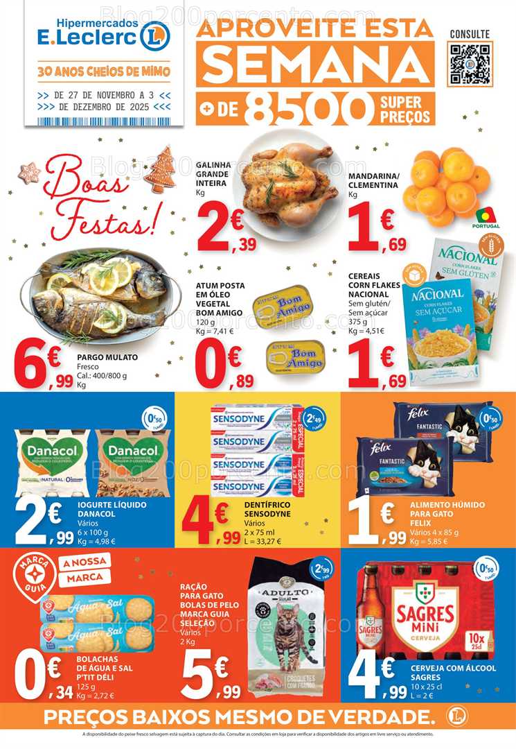 Antevisão Folheto E-LECLERC Promoções de 27 novembro a 3 dezembro