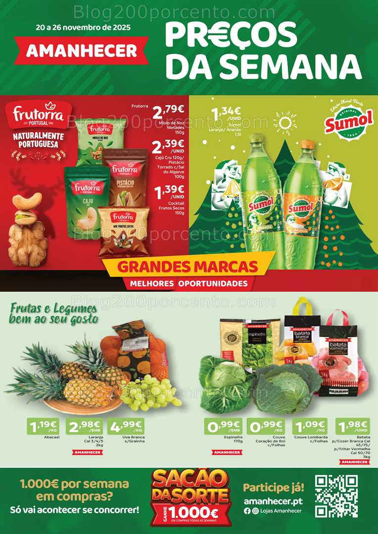 Antevisão Folheto AMANHECER Promoções de 20 a 26 novembro