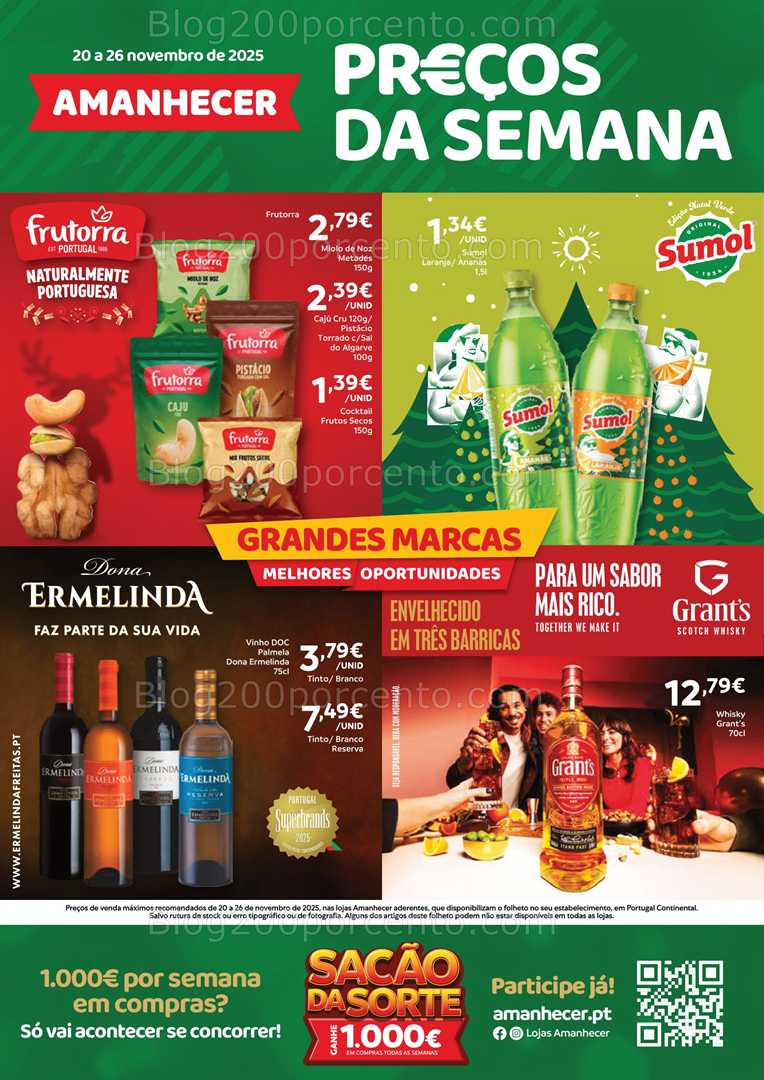 Antevisão Folheto AMANHECER Promoções de 20 a 26 novembro