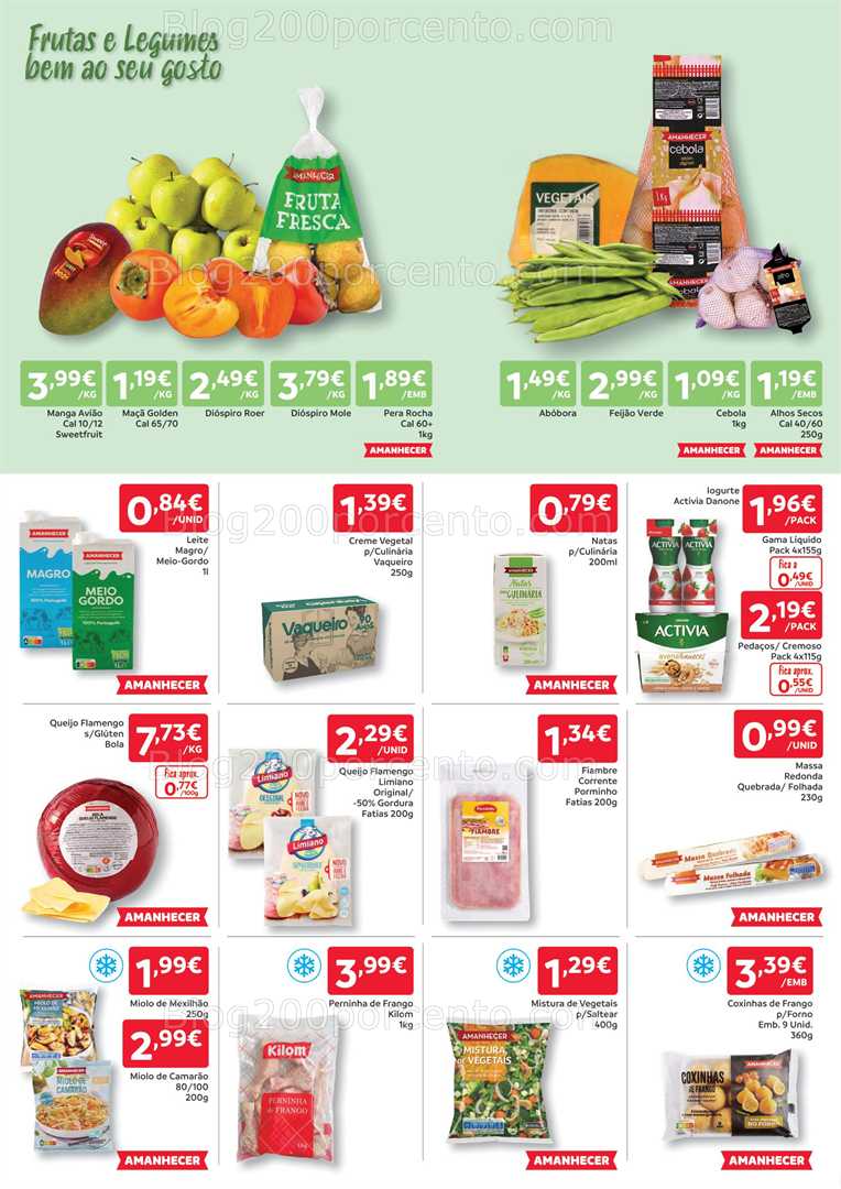 Antevisão Folheto AMANHECER Promoções de 27 novembro a 3 dezembro