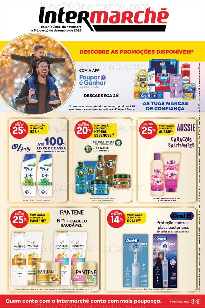 Antevisão Folheto INTERMARCHÉ Higiene e Limpeza Promoções de 27 novembro a 3 dezembro