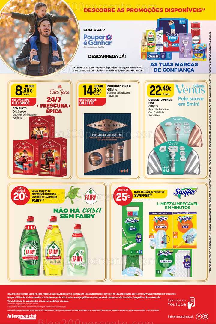 Antevisão Folheto INTERMARCHÉ Higiene e Limpeza Promoções de 27 novembro a 3 dezembro