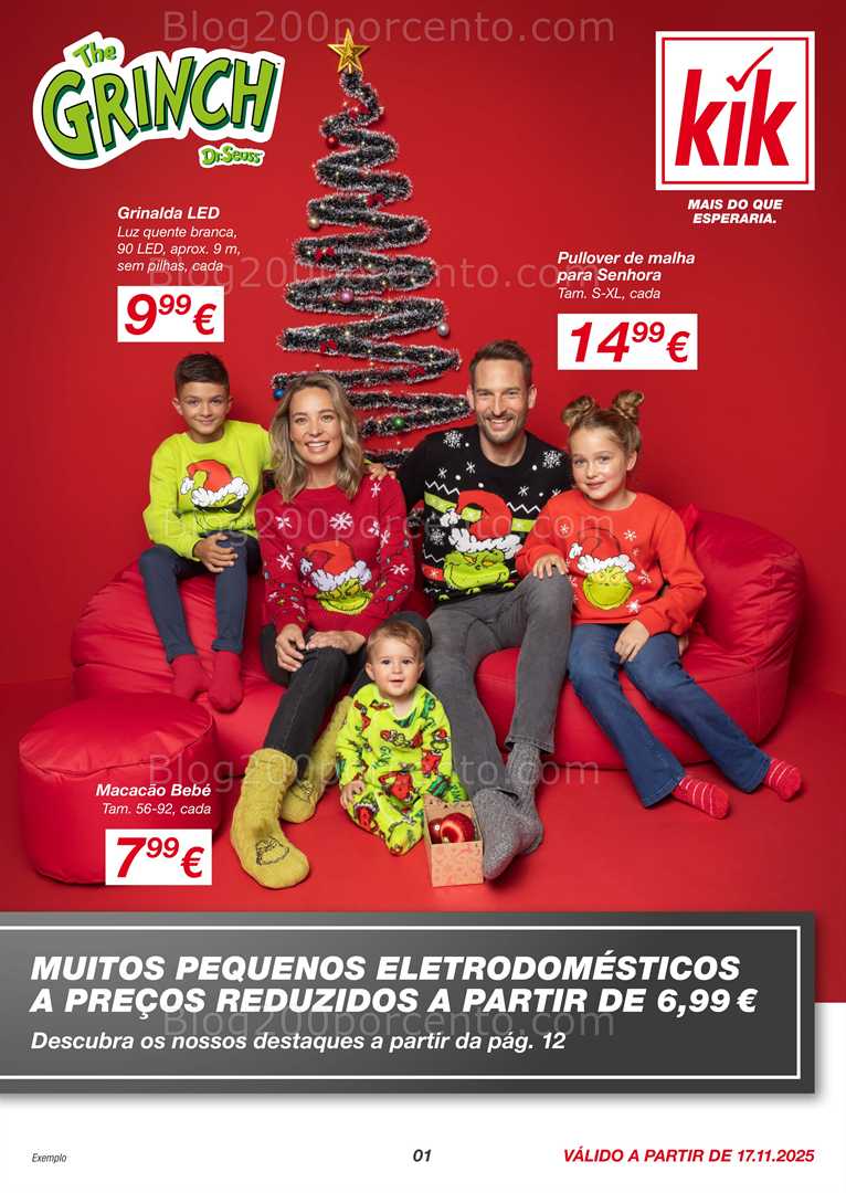 Antevisão Folheto KIK Natal Promoções a partir de 17 novembro