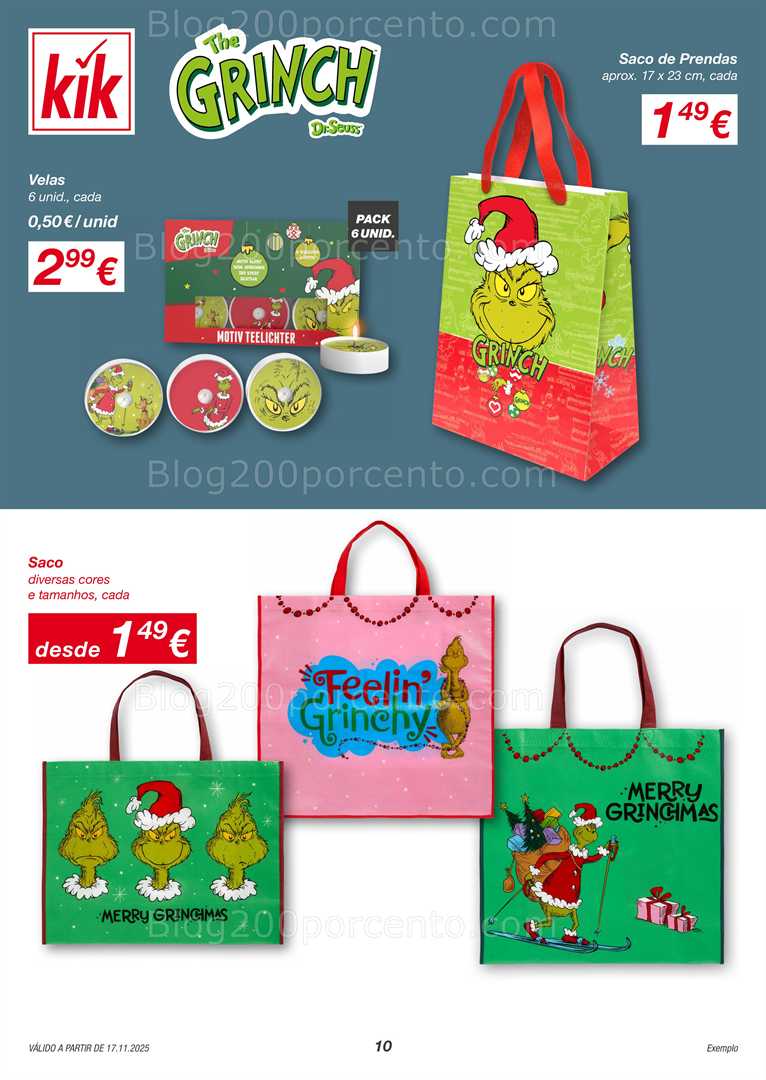 Antevisão Folheto KIK Natal Promoções a partir de 17 novembro