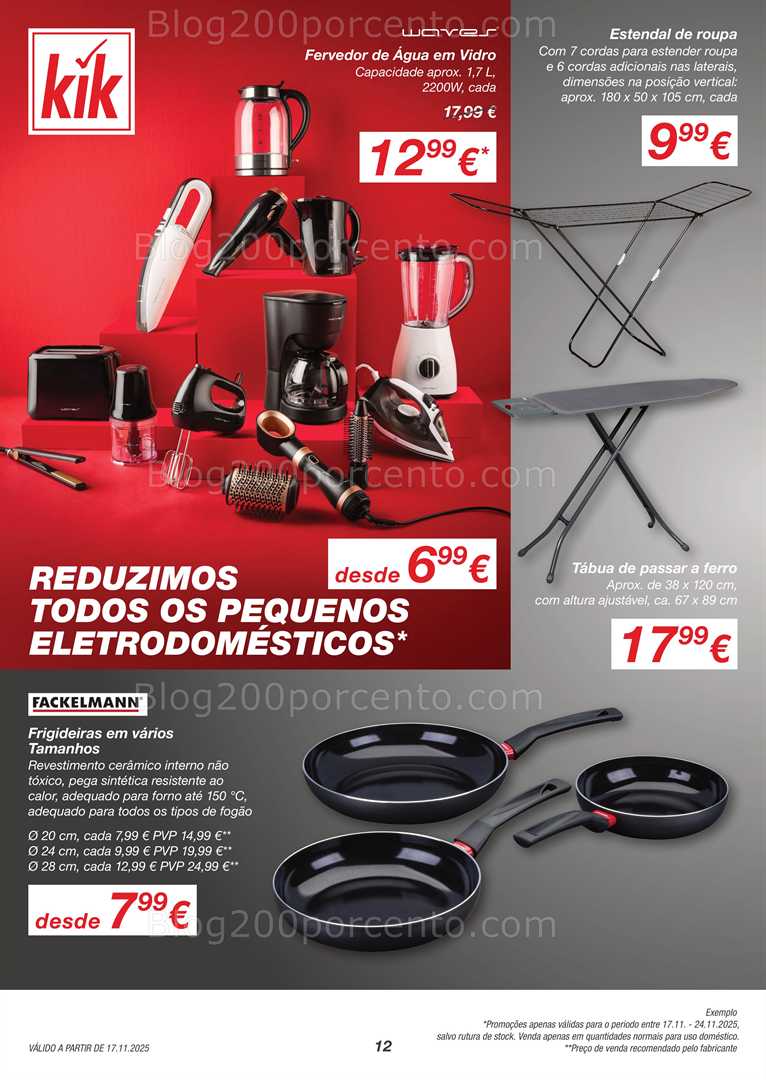 Antevisão Folheto KIK Natal Promoções a partir de 17 novembro