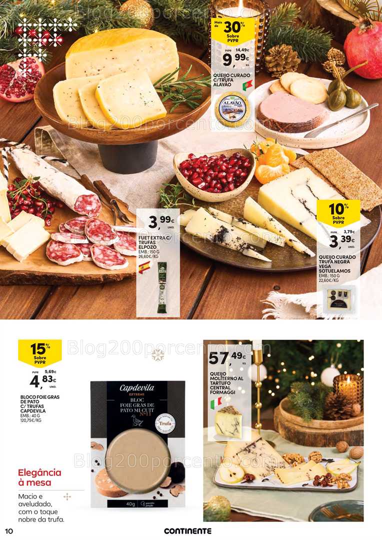 Antevisão Folheto CONTINENTE Ceia de Natal Promoções de 18 novembro a 24 dezembro